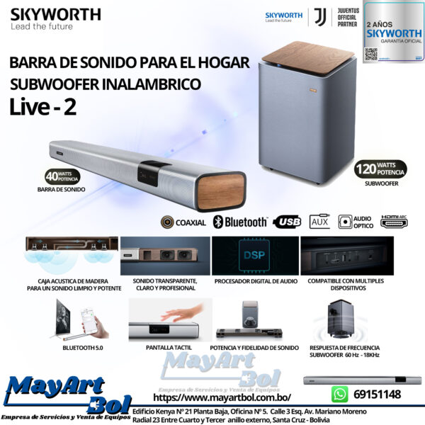 barra de sonido Skyworth